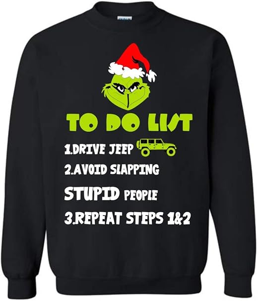 Jeep Christmas Sweatshirt : Amazon 