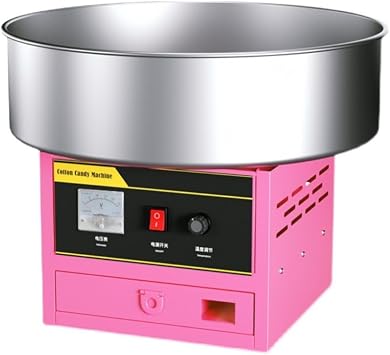 Commercial Cotton Candy Machine, Electric Cotton Candy Maker Machine for Family Events, Candy Floss Machine for Kids, Birthday Party Outside, Ballgames, Church,Metalirontype