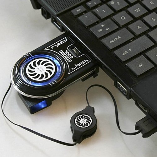 Ventilatore USB Flessibile Per Laptop - Mini Ventola Silenziosa Con Base Regolabile