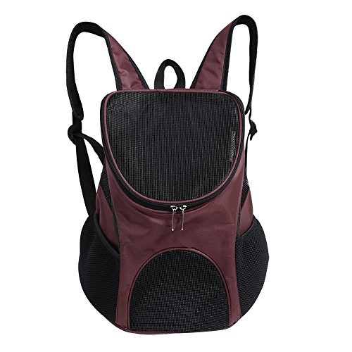 Hffheer Mochila para Perros Delantera para Mascotas Malla ventilada Ajustable Caminar