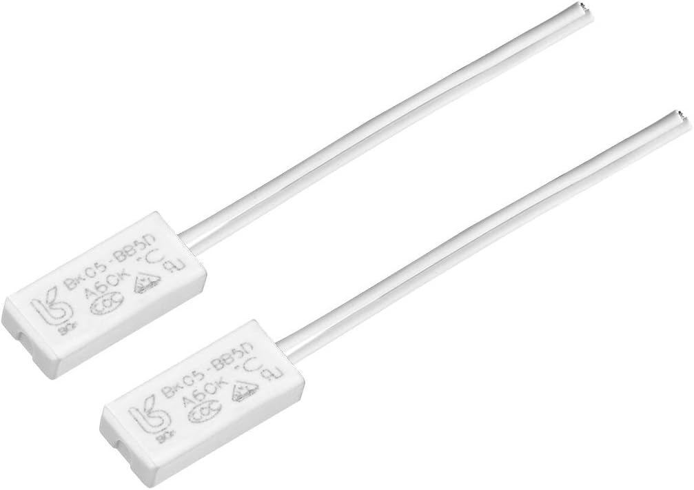 uxcell Normally Open Temperature Switch, 60℃ N.O 2A Thermal