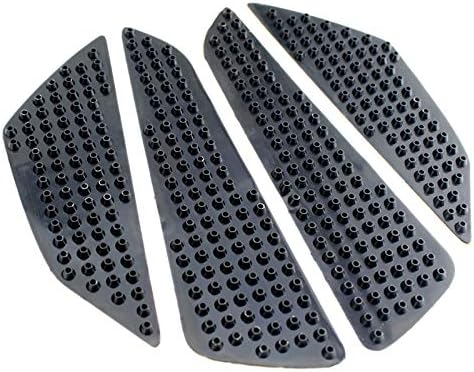 Universal Black Motocycle Fuel Gas Tank Traction Pad Side Knee Grip Protector Decal For Racing Street Sports Bike