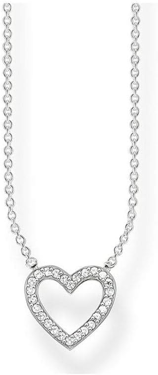 Heart Zirconia Necklace of Length 45cm