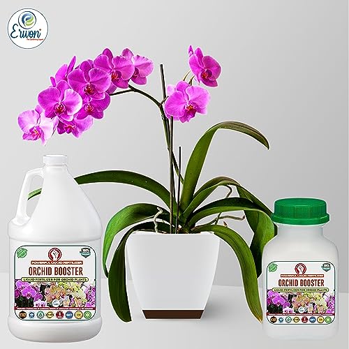 Image of Erwon Orchid Booster, Premium Essential Powerful Liquid Fertilizer for the Best Growth of Orchid Plants with Flowering Nutrients and Charged Micro-organism (250 ml)