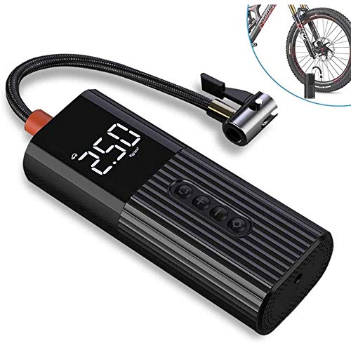 Tragbare Luftpumpe, intelligentes Digitaldisplay, Auto-Pumpe, Inflator, Mini-Beleuchtung, Handgerät, Auto, Fahrrad, Reifen, tragbarer Luftkompressor