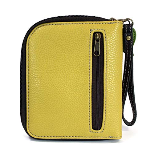 Image of CHALA Zip Around Wallet, Wristlet, 8 Credit Card Slots, Sturdy Pu Leather