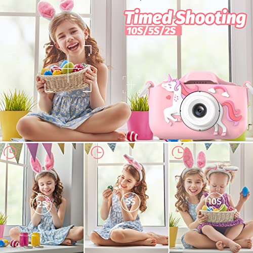 Mgaolo Children's Camera Toys for 3-12 Years Old Kids Boys Girls,HD Digital Video Camera with Protective Silicone Cover… - Image 5