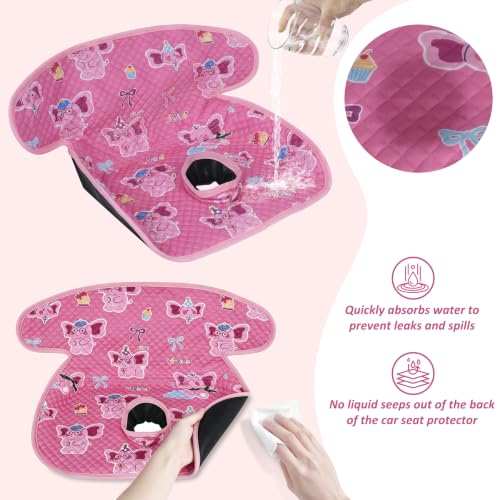 Image of INFANZIA Dry Seat,Car Seat Protector Waterproof Carseat Liner Potty Training Toddlers, Baby and Infants, Piddle Pad for Carseats Strollers (Elephant, 2 Packs