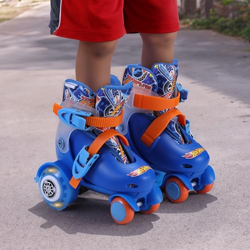 Image of Trainer Skates for Kids, Light Up LED Wheels, Adjustable