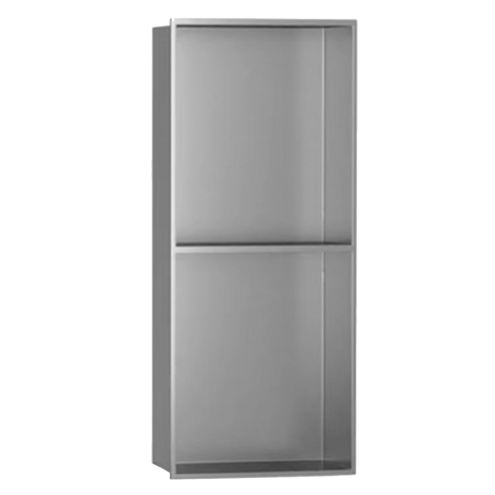 Doccia in acciaio inossidabile 304, impermeabile, a prova di perdite, mensola Sto per bagno e ambienti umidi, grigio argento, 70 x 28 x 12,5 cm, perfetto per la doccia e il rinnovo domestico