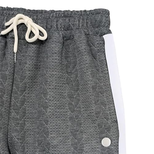 Pantalón Casual Hombre Relaxed-Fit Color Block Gris miniatura 4