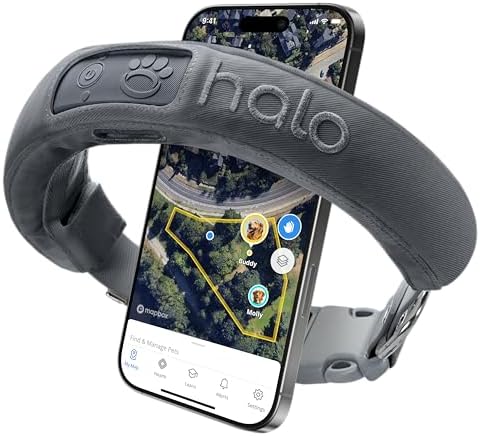 Halo Collar 3 GPS wireless dog fence and training collar for large dogs
