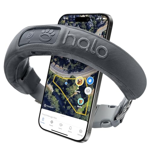 Halo Collar 3, Multifunctional GPS Wireless Dog Fence & Dog...