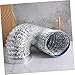 OSALADI Aluminum Foil Telescopic Duct Hose Flexible Ventilation for Home Commercial and Industrial Use Durable and Air Supply