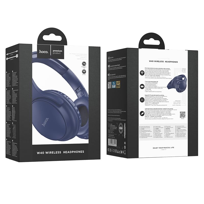 HOCO W40 Bluetooth Headphones packaging