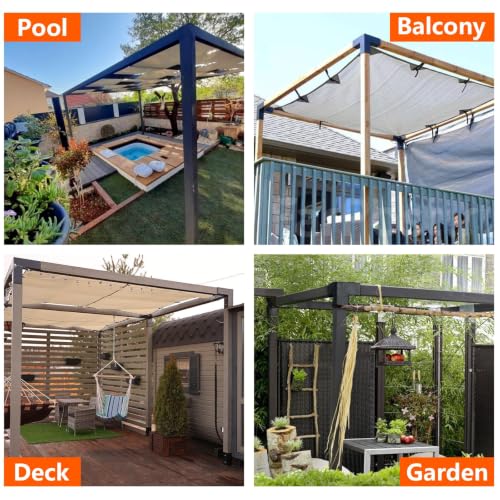 Kit de soportes para pérgola DIY 4x4, soportes de esquina de ángulo recto de 3 vías para postes de madera de 8"x8" (real: 7,5"x7,5"), soportes metálicos resistentes para pabellón al aire libre, cabaña de troncos miniatura 6