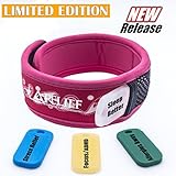 Essential Oil Diffuser Bracelet Includes Set of 4 Solid Pellets, Each Pellet Relieves Allergies, Stress, Focus/ADHD and Enhances Good Sleep. 100% Pure Therapeutic Grade Aromatherapy Oil. (Pink)