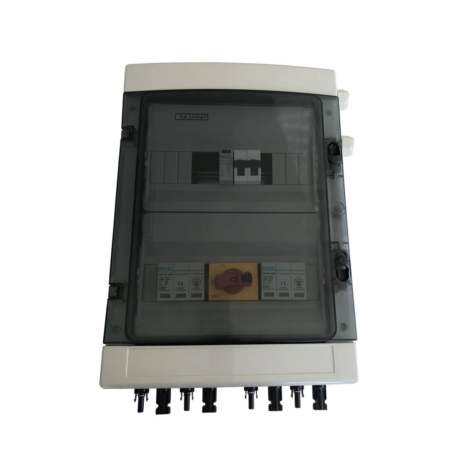 VSPPJYFG 1000V pv 1-4 String dc pv Array Lightning Protection Combiner Box Solar dc SPD Box