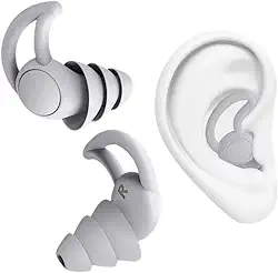 Protetor Auricular de Silicone com Cancelamento de Ruído para Dormir Ronco Trabalho, Estudar, Hidroginástica, Natação Esportes LvTech