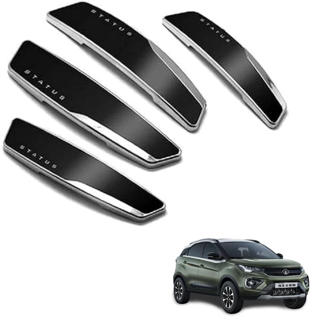 Status Car Door Edge Guard Scratch Protector Black Universal for Tata Nexon/Punch/Tiago/Altroz/Harrier/Safari/Tigor/Indica/Sumo/Hexa/Harrier/Nexon EV