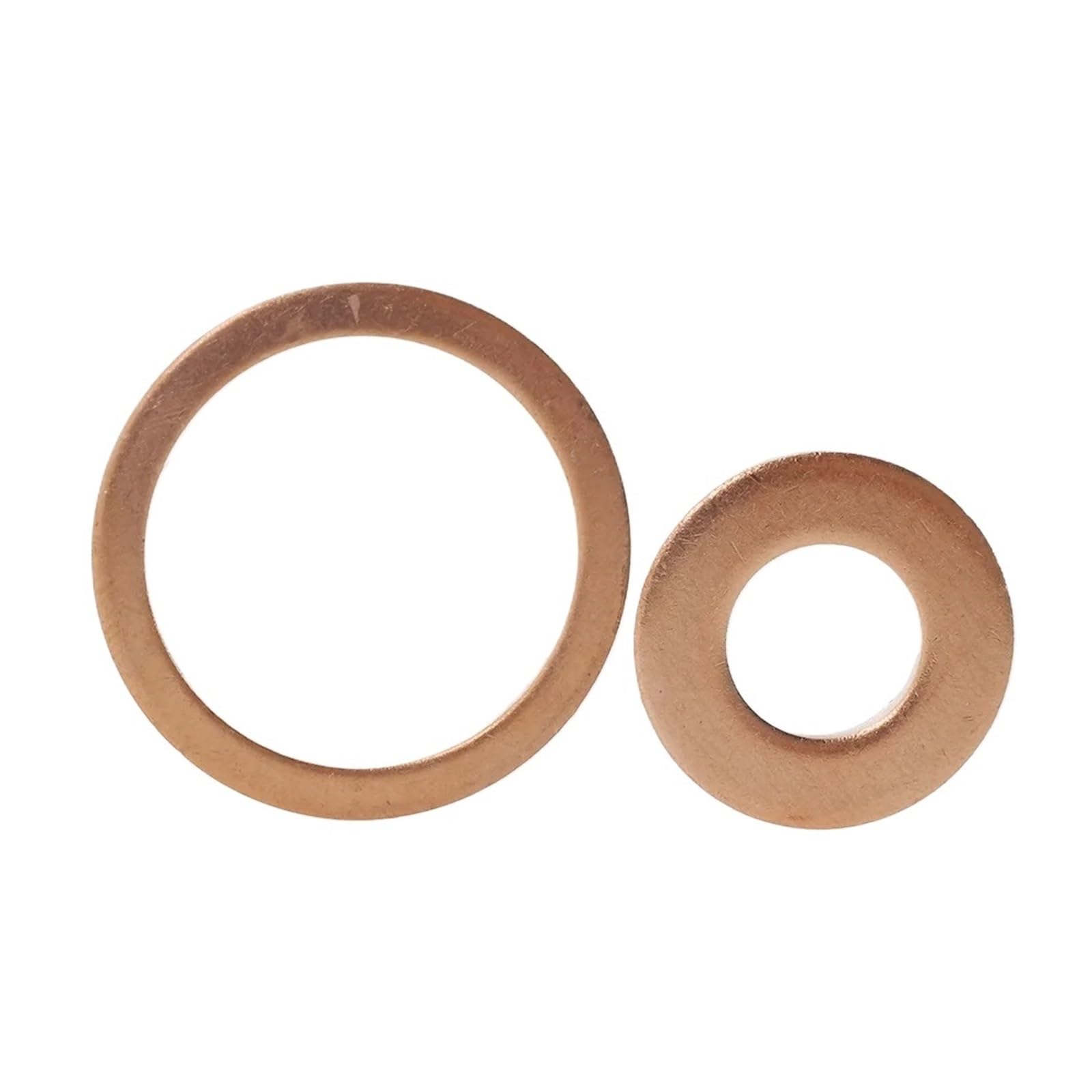M5 M6 M8 M10 M12 M16 M18 M20 M22 M24 Arandelas sólidas de cobre puro Tapón de cárter de aceite de motocicleta Junta de sellado Espaciadores Arandela(M10x16x1,200Pcs)