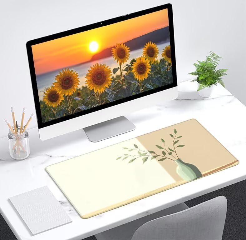 Desk mat grand format 1000x400mm pour optimiser un bureau PC