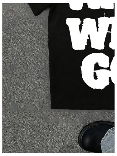 SOLY HUX Men's Letter Print Graphic Tees Short Sleeve Round Neck T Shirt Streetwear Summer Tops4