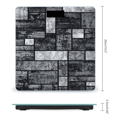 Báscula Digital de Baño con Pantalla LED Clara y Plataforma de Vidrio miniatura 2