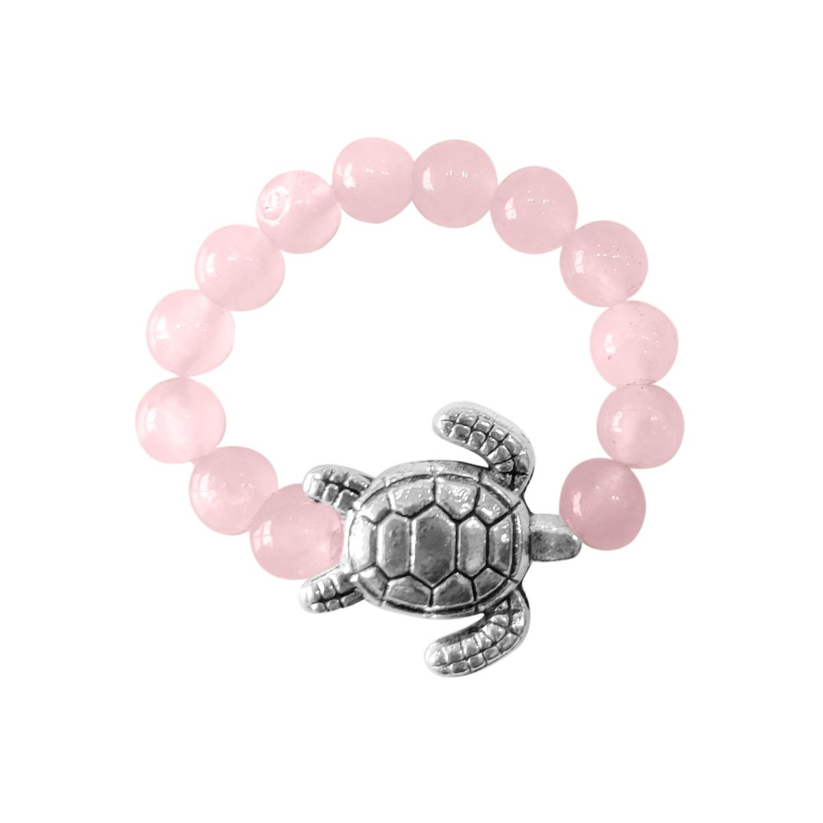 Shubhanjali Rose Quartz Beads with Tortoise Finger Ring for Wealth Kachua Turtle Charm with Rose Quartz Crystal Boho Ring for Valentine Gift Couple Love (B08X7B3HLY) Amazon Price History, Amazon Price Tracker