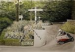 The First 100mph Lap of the Isle of Man TT Race Circuit 1957 Metal Sign
