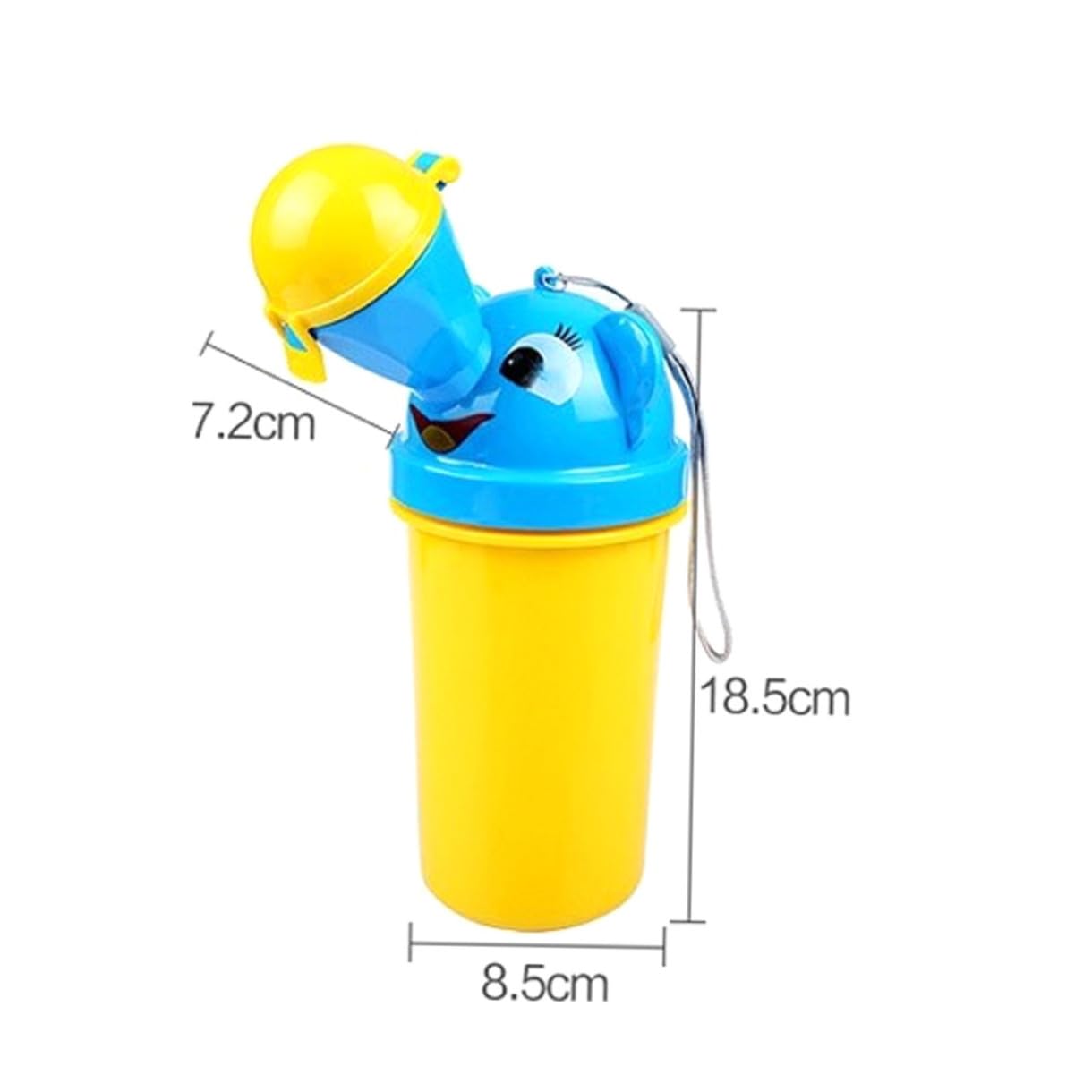 TOYANDONA 2 Pezzi Vasino Portatile Orinatoio Per Bambini Ragazzi Orinatoio Tazze Portatili Per Vaso Camera Con Coperchio Bottiglia Per Per Bambini Vasino Wc Training Bambino