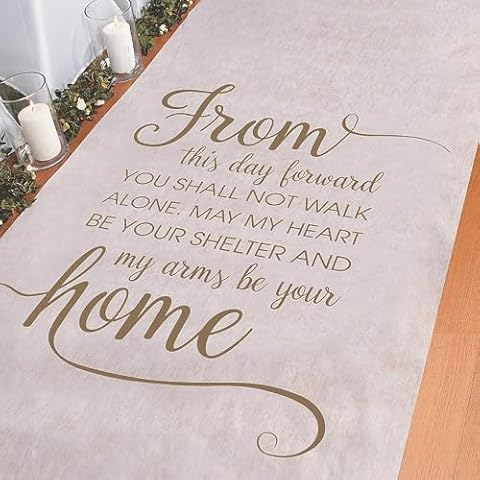 Fun Express Wedding Aisle Runner Cover