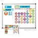 Dowling Magnets Magnet Tools Giant Magnetic Calendar Set, 94 Pieces. Classroom Whiteboard Calendar, Classroom Calendar, Dry Erase Calendar. Item 735025.