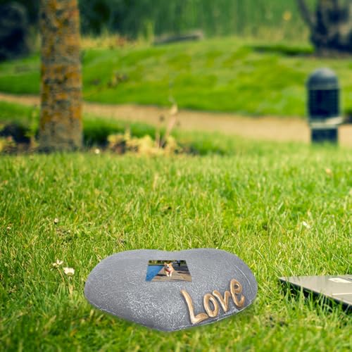 Lápida Conmemorativa de Corazón para Perros y Gatos 7