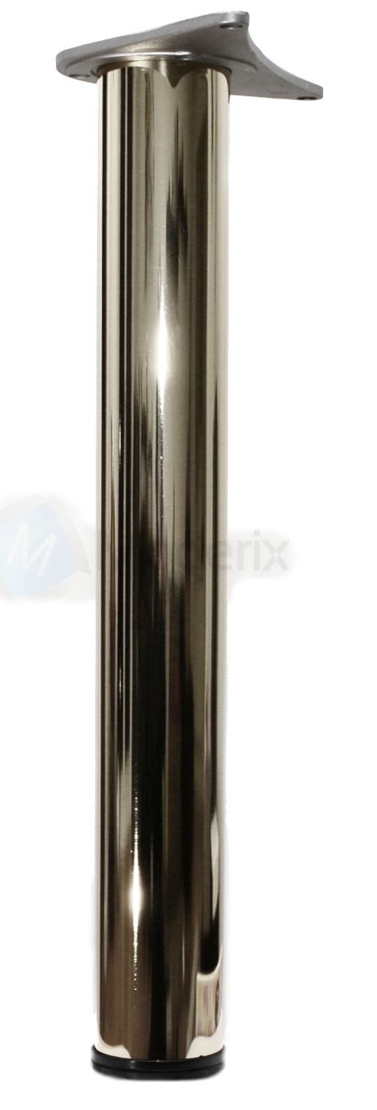 Gtv Breakfast Bar Legs / Table Worktop Desks - Chrome 820Mm X 2