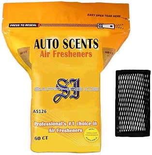 Professional Air Freshener Pads - Remove the Worst Smells with These Heavy Duty Pads (60 Pads per Pack) (Sapphire Ice)