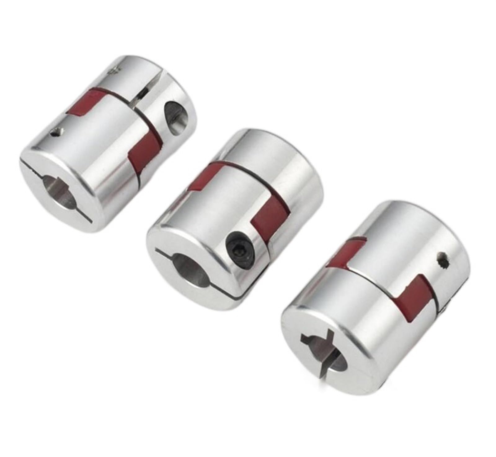 Rigid Coupling,Stainless Steel Rigid Coupling 1pcs D35L50 Coupler Aluminium Plum Flexible Shaft Coupling Motor Connector Flexible Coupler(10x19)