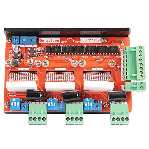 2 Phase Stepper Motor Driver,3 Axis 2-Phase 4A Stepper Motor Driver Controller 128 Microstep LV8727 DD8727T3V1