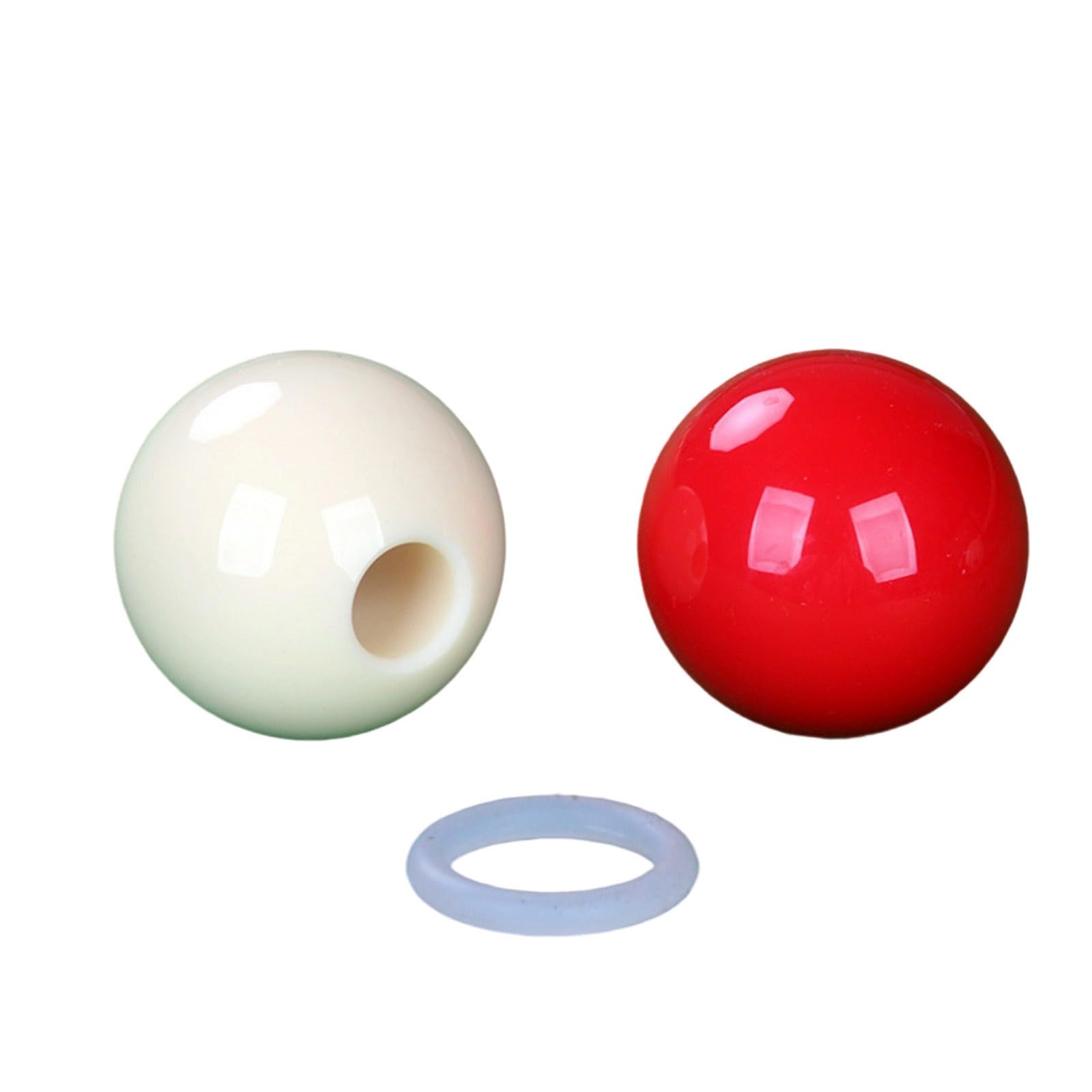 Buxuaaaa H Billiards Cue Ball Wit Hole Training Tool Billiards Practice Ball Aiming Elper Perforated Billiard Strokes Exerciser Practice Aiming Elper
