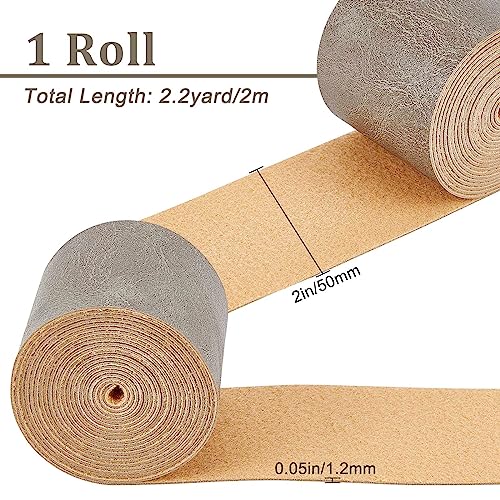 GORGECRAFT 79-Inch Bright Yellow PU Leather Strap Roll - Double-Sided Soft Belt Strip For Crafts, Pet Collars, Hat Bands & DIY - View #9