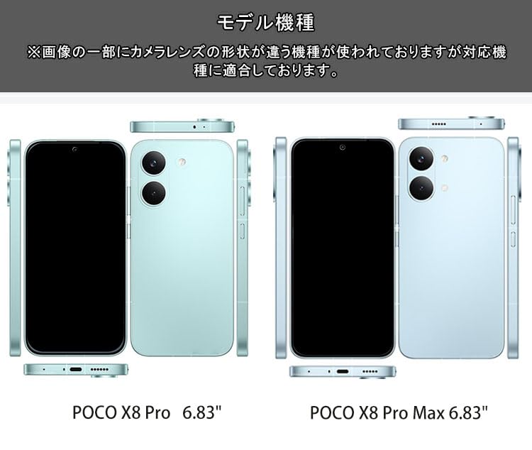 Amazon | CYBERGARAGE・For POCO X8 Pro /X8 Max 覗き見防止 ガラス