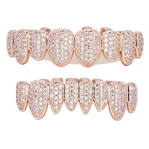 Grillz Teeth Row Gold For Men Silver Kids Jewelry Hip Hop For Halloween Party Gift #TOP26