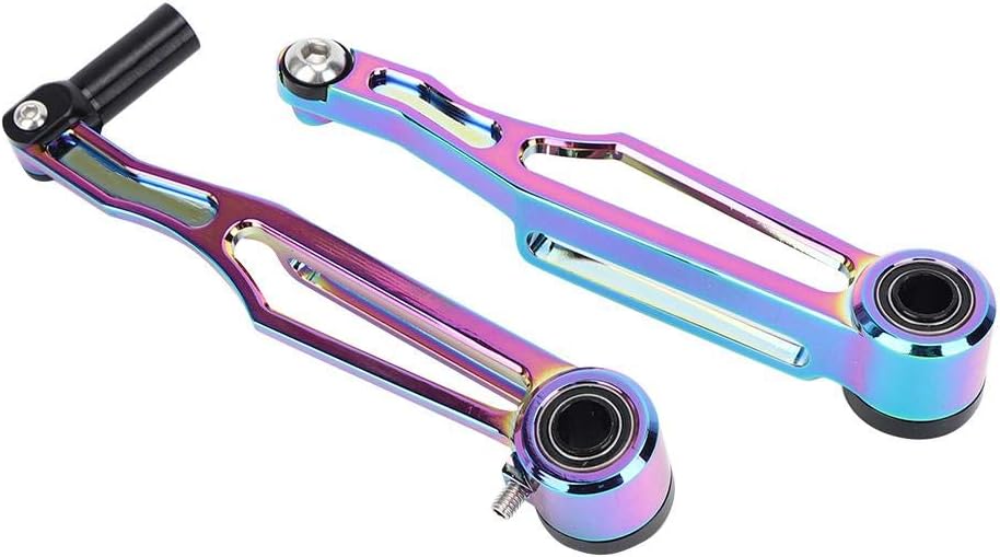 so Brake Cliper Sets, Folding Aluminium Alloy V Brake Folding Cycling Brake Handle Lever Caliper Gear Tools(Long Arm V Brake)