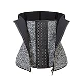 corsetti 1921 80% Neoprence/20% Nylon Amazingjoys Damen Training Sport Unterbrust Korsett Cincher Shaper Body Tailenmieder Bauch Weg XS-6XL