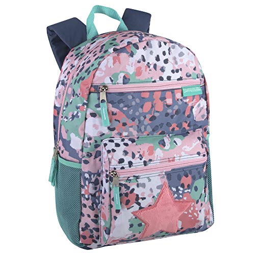 Girl&#39;s Backpack With Plush Applique And Multiple Pockets