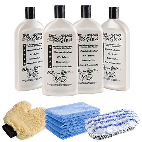 Preisvergleich Produktbild MacBrite NANO GLOSS Set - POLITUR VERSIEGELUNG LACKREINIGER