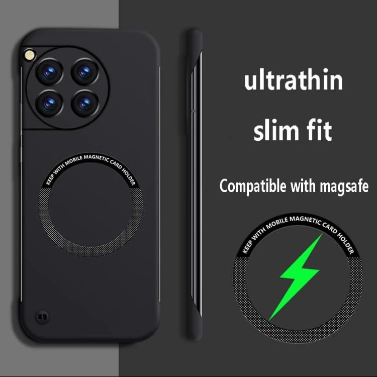 Image of MILLION CASES Back Cover Case for OnePlus 13R Shockproof Protective Magna Guard Borderless Magnetic Case for Men & Boys(Green)
