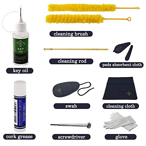 image for ROCHIX 1890 Rochix Flute Cleaner Care Cleaning Kit,Maintenance Kit,Nav