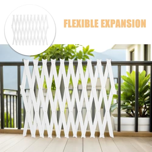 Treillis robuste en bois blanc extensible pack de 2 pièces H44