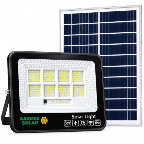 Image of Aarmee Solar Flood Light 100W, 160 LED, Peak Brightness10W, IP65